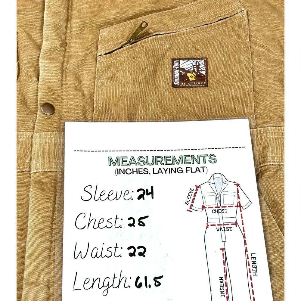 Vintage United Garment Workers America Coveralls Men's Large Made In USA - Picture 13 of 16